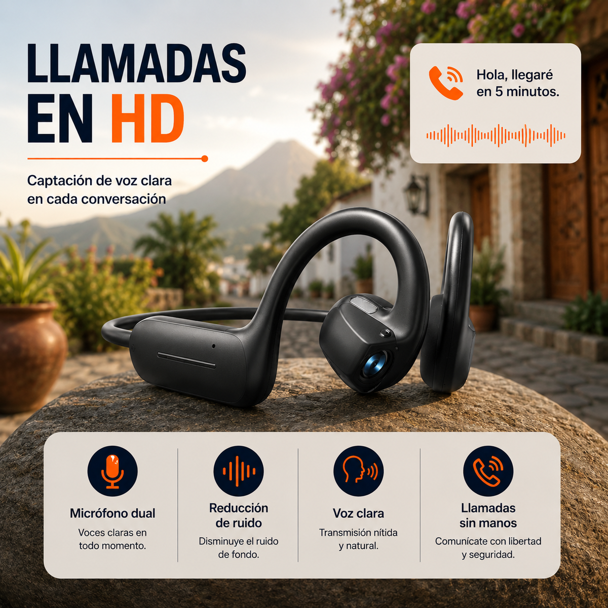 Auriculares Bluetooth, Marca ASUS Adol, Diseño Impermeable