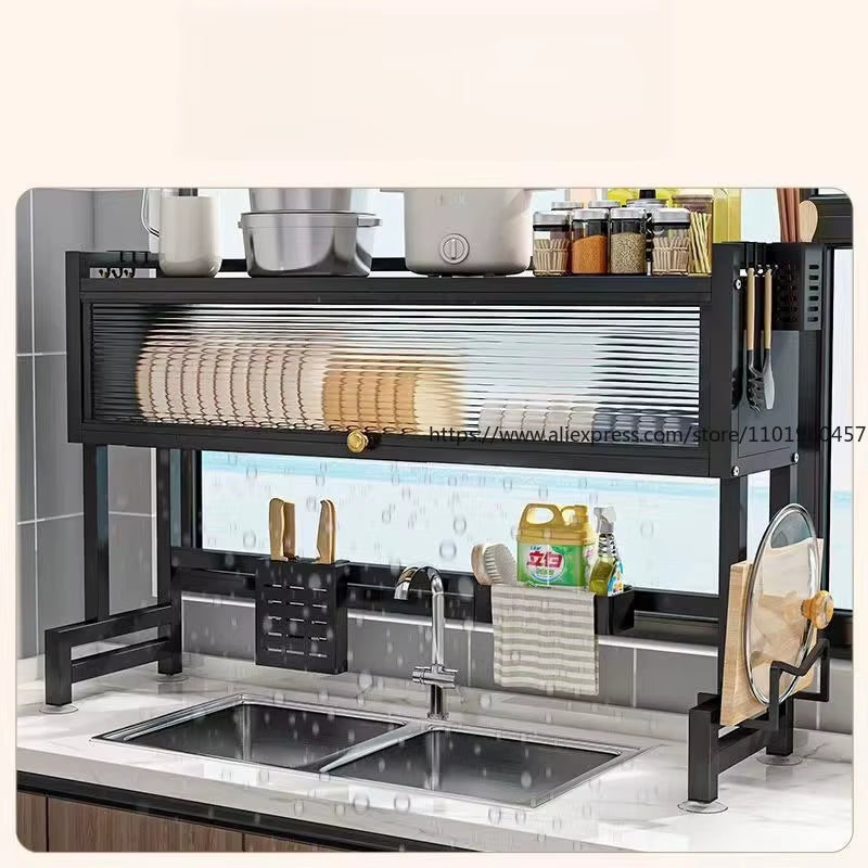Organizador Escurridor Multifuncional para Fregadero