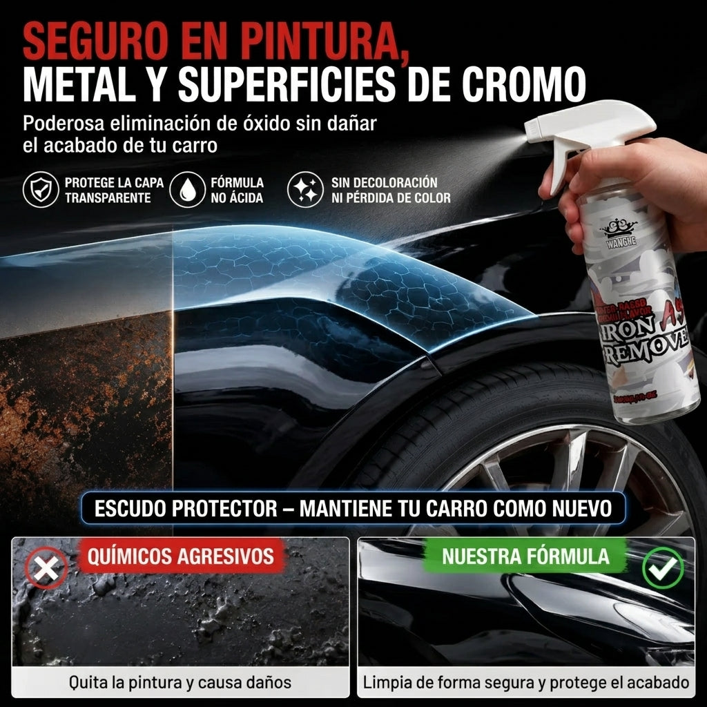 Rust Remover – Fast-Acting Heavy Duty Formula for Deep Rust, Corrosion & Oxidation Removal, Instantly Restores Metal Shine and Smooth Surface Finish, Ideal for Automotive, Home, Tools & Industrial Equipment Cleaning Use