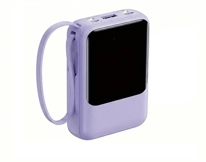 Power Bank portátil con cables integrados 20,000 Mah